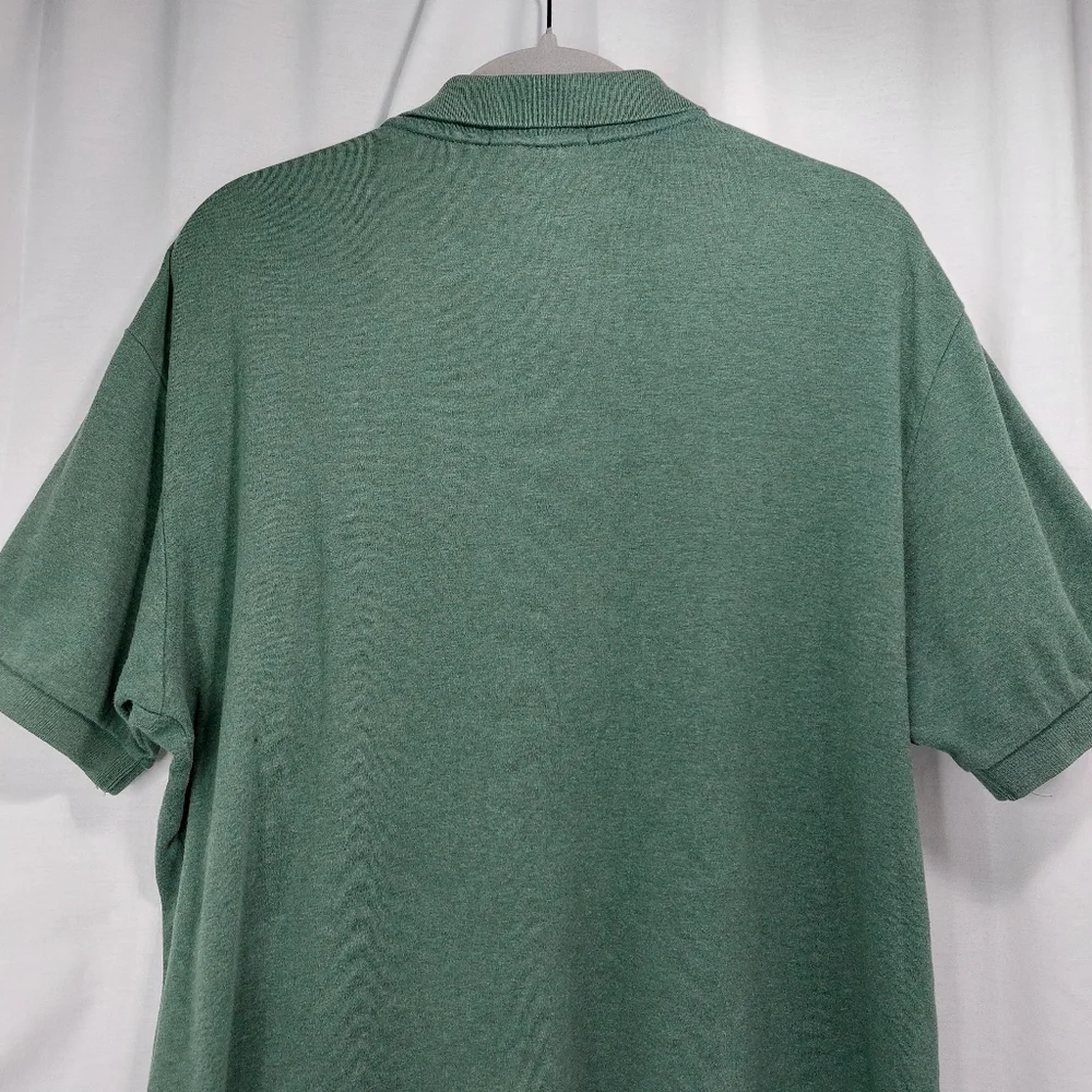 Polo Ralph Lauren Men's Adult Size L Cotton‎ Short Sleeve Heather Green